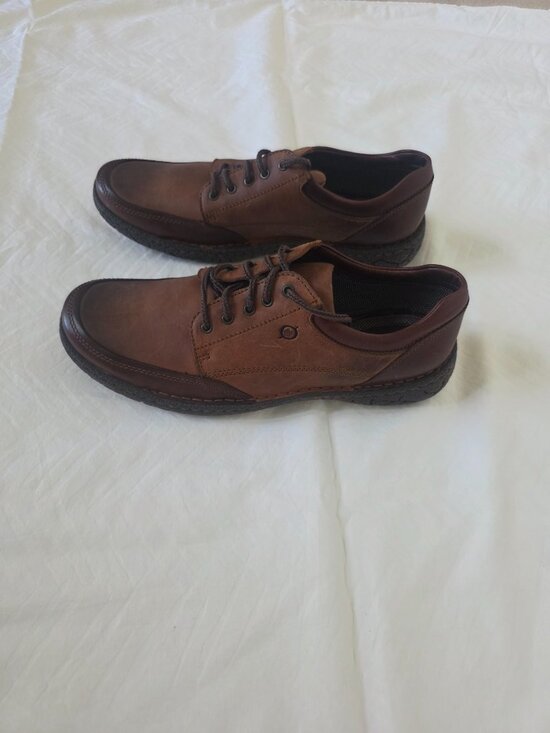 Born Brown Leather Lace-up Men\'s Shoes Size 12 main image 2